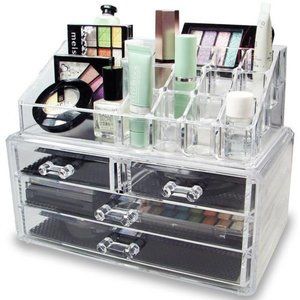 Multi-check & 4 Drawers Integrated Acrylic Makeup